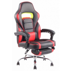 Kancelárska stolička Petri, čierna / červená