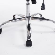 Kancelárska stolička Poseidon, syntetická koža, oranžová - 7