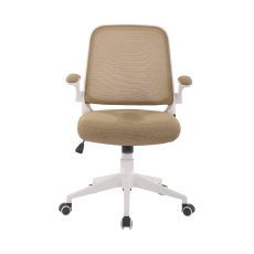 Kancelárska stolička Pretty White, textil, béžová - 2