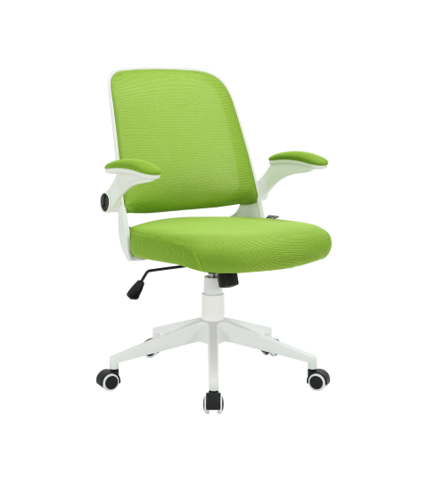 Kancelárska stolička Pretty White, textil, zelená