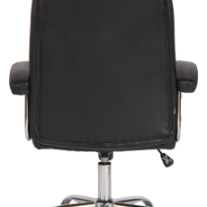 Kancelárska stolička Reedville, syntetická koža, čierna - 5