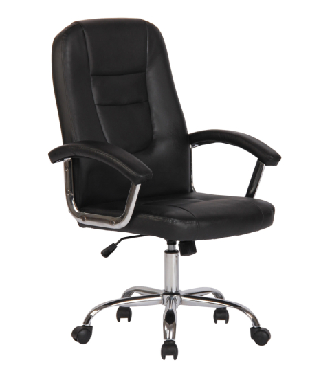 Kancelárska stolička Reedville, syntetická koža, čierna