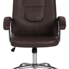 Kancelárska stolička Reedville, syntetická koža, hnedá - 2
