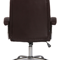 Kancelárska stolička Reedville, syntetická koža, hnedá - 5