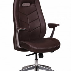 Kancelárska stolička Rener, 132 cm, červenohnedá - 1