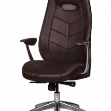 Kancelárska stolička Rener, 132 cm, červenohnedá - 3