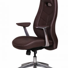 Kancelárska stolička Rener, 132 cm, červenohnedá - 4
