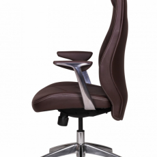 Kancelárska stolička Rener, 132 cm, červenohnedá - 5
