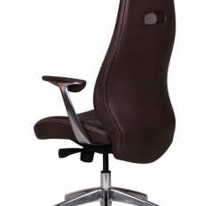 Kancelárska stolička Rener, 132 cm, červenohnedá - 6