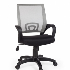 Kancelárska stolička Rivoli, nylon, čierna / šedá - 2