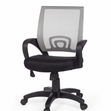 Kancelárska stolička Rivoli, nylon, čierna / šedá - 4