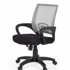 Kancelárska stolička Rivoli, nylon, čierna / šedá - 6