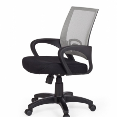 Kancelárska stolička Rivoli, nylon, čierna / šedá - 7