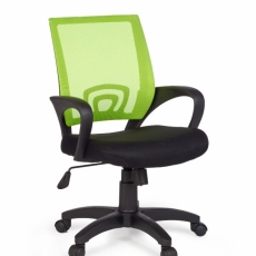 Kancelárska stolička Rivoli, nylon, čierna / zelená - 1