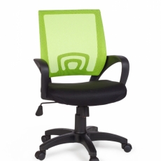Kancelárska stolička Rivoli, nylon, čierna / zelená - 2