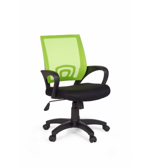 Kancelárska stolička Rivoli, nylon, čierna / zelená