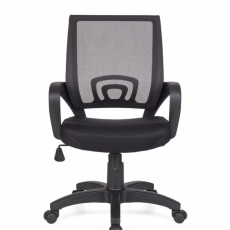 Kancelárska stolička Rivoli, nylon, čierna - 3