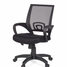 Kancelárska stolička Rivoli, nylon, čierna - 5