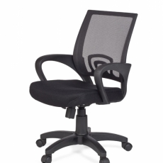 Kancelárska stolička Rivoli, nylon, čierna - 6