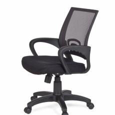 Kancelárska stolička Rivoli, nylon, čierna - 7