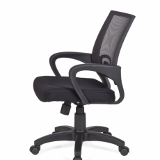 Kancelárska stolička Rivoli, nylon, čierna - 8