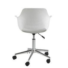 Kancelárska stolička Romana, biela - 5