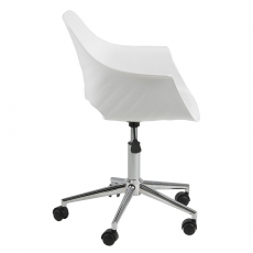 Kancelárska stolička Romana, biela - 3