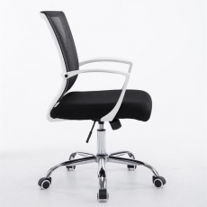 Kancelárska stolička s podrúčkami Flade, čierna - 2