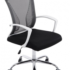 Kancelárska stolička s podrúčkami Flade, čierna - 1