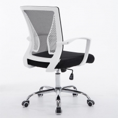 Kancelárska stolička s podrúčkami Flade, čierna - 4