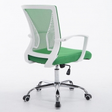 Kancelárska stolička s podrúčkami Flade, zelená - 4