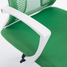 Kancelárska stolička s podrúčkami Flade, zelená - 5
