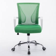 Kancelárska stolička s podrúčkami Flade, zelená - 3