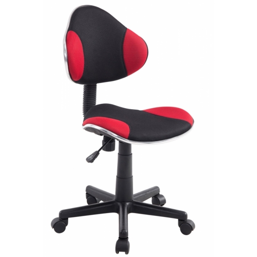 Kancelárska stolička Sael, čierna / červená - 1