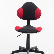 Kancelárska stolička Sael, čierna / červená - 2