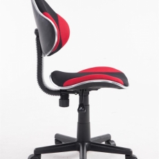 Kancelárska stolička Sael, čierna / červená - 3