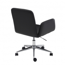 Kancelárska stolička Serena, syntetická koža, čierna - 7