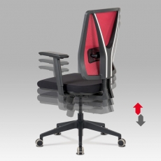 Kancelárska stolička Shaun, červená - 3
