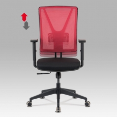 Kancelárska stolička Shaun, červená - 5