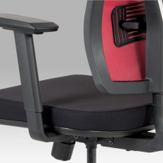 Kancelárska stolička Shaun, červená - 12