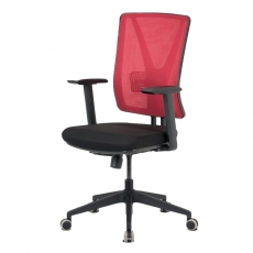 Kancelárska stolička Shaun, červená - 1