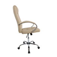 Kancelárska stolička Slash, syntetická koža, béžová - 3