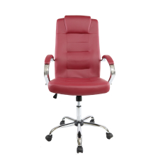 Kancelárska stolička Slash, syntetická koža, bordó - 2