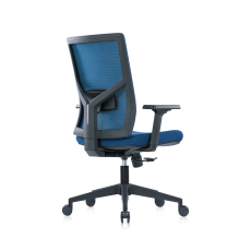 Kancelárska stolička Snow Black, textil, modrá - 4