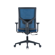Kancelárska stolička Snow Black, textil, modrá - 5
