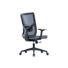 Kancelárska stolička Snow Black, textil, šedá - 4