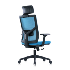 Kancelárska stolička Snow HB, textil, svetlomodrá - 3