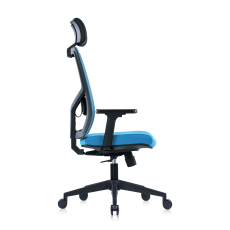 Kancelárska stolička Snow HB, textil, svetlomodrá - 5