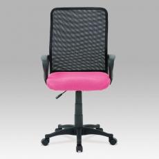 Kancelárska stolička Sonja, ružová/čierna - 2
