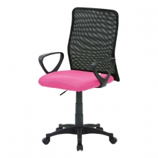 Kancelárska stolička Sonja, ružová/čierna - 1
